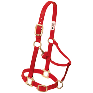 AVERAGE ORIG. HALTER 1" RED