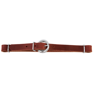 STRAIGHT CURB STRAP-BURGUNDY