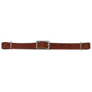 BL CURB STRAP-MAHOGANY NICKEL