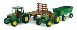 8" JD TRACTOR W/WAGON ASRT