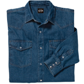 DENIM L/S WESTERN SHIRT