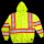 CLSS 3 HIVIS HOODED SWTSHT