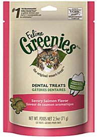 2.1OZ FELINE GREENIES SALMON