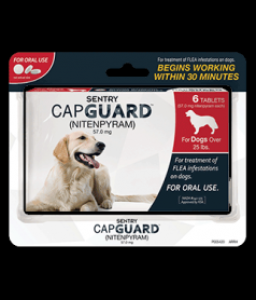 25+LB CAPSTAR FLEA TAB DOG 6CT