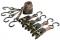 4 - 1"X10' CAMO RATCHET 900LB