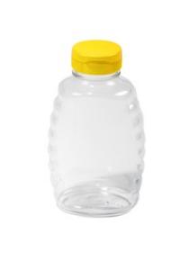 PLASTIC JAR 16OZ SQUEEZE 12PK