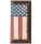 USA FLAG W/TAN EDGE RODEO WALLET