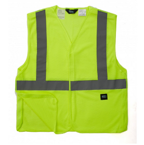 CLASS 2 HIVIS SOLID VEST