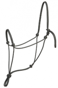SILVERTIP ROPE HALTER AVRG BLACK
