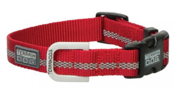 SML SNAP N GO COLLAR RED