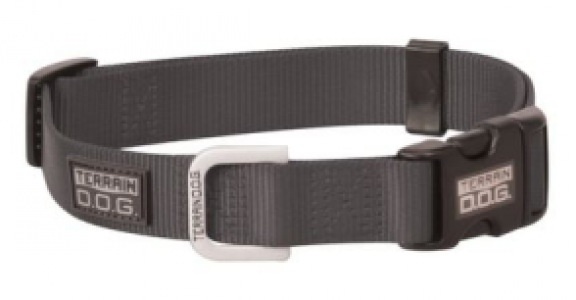 SML SNAP N GO COLLAR DK GRAY