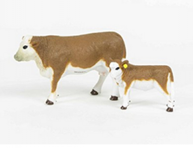 HEREFORD COW & CALF