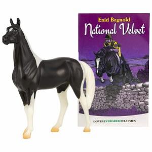 NATIONAL VELVET HORSE & BOOK SET