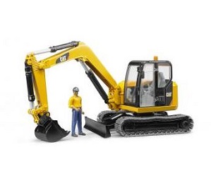 CAT MINI EXCAVATOR W/WORKER