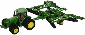 JD 8320R TRACTOR W/JD 637 DISK