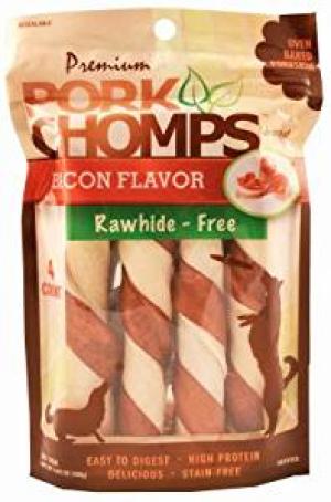 PORK CHOMP BACON TWIST LARGE 4PK