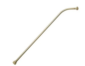 18"CURVED BRASS WAND