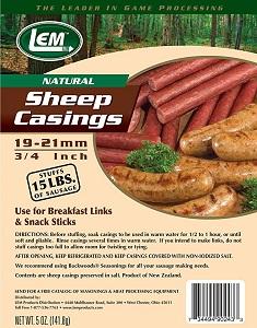 5OZ VAC SEALED BAG SHEEP CASINGS