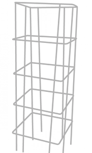 DYNA GREEN TOMATO CAGE 58" X 18"