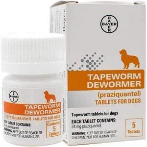 5CT CANINE TAPEWORM TABLETS