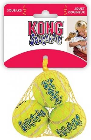 KONG SQKR TBALL SM 3-PK