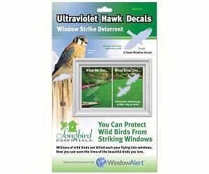 WINDOW HAWK TRANSPARENT DECAL