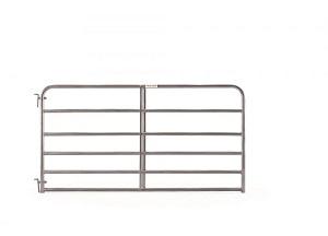 8' GALV 6-BAR TUBE GATE - 50"HT