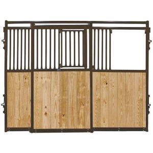 10' PREMIER STALL FRONT BAR/WOOD