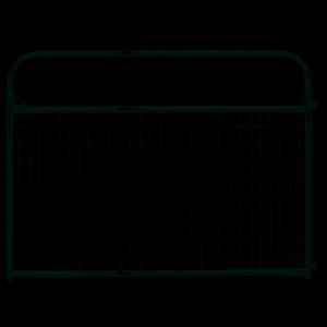 4' ECONOMY WIRE FILLD GATE GREEN