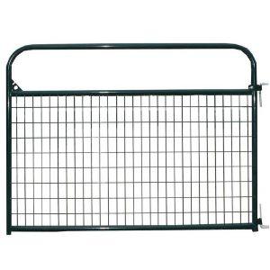 6' ECONOMY WIRE FILLD GATE GREEN