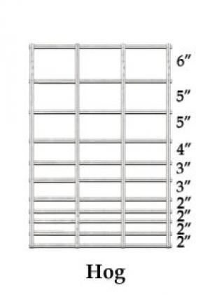 34" X 16' HOG PANEL-11 LINE 1/4"