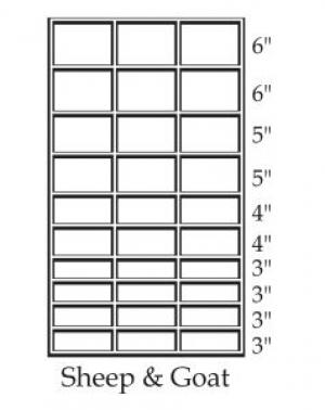 4' X 20' GOAT PANEL 4X4 SP 6X6GA