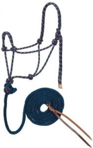 HALTER ROPE DIA BRAID NV/DR/WH