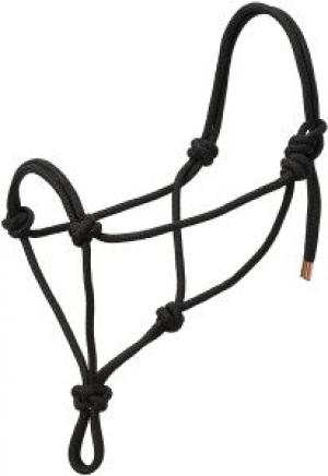 ROPE HALTER, BLACK