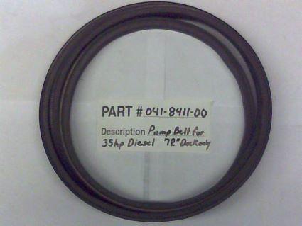 Pump Belt for 35hp Diesel/XP
