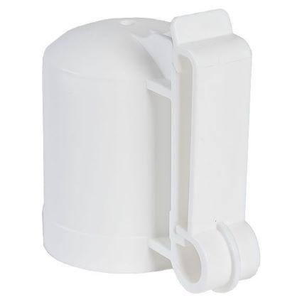 WOOD T POST TOPPER WHITE WSC10N