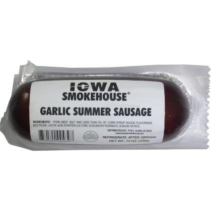 12OZ SUMMER SAUSAGES GARLIC