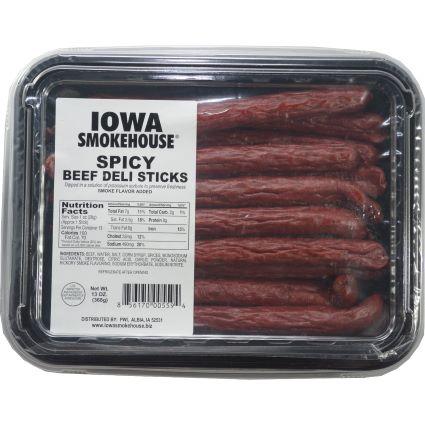 13OZ BEEF DELI STICKS SPICY  L