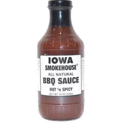 IS HOT 'N SPICY BBQ SAUCE