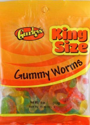 GUMMI WORMS 5.75OZ