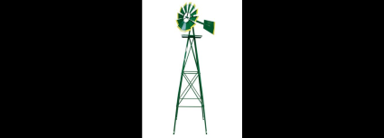 8' DECORATIVE WINDMILL GN/YW