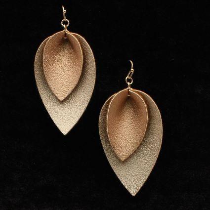 BR EARRINGS DOUBLE LEAF