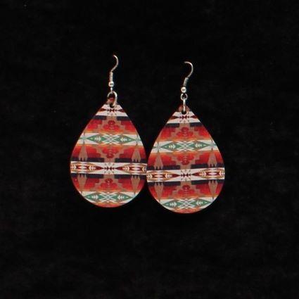 EARRINGS AZTEC TEAR DROP