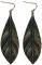 BR EARRINGS FEATHER PATINA DROP