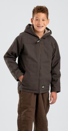 YTH SOFTSTONE HOODED COAT