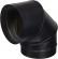 6" DURA BLACK 90 DEGREE ELBOW