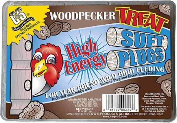 WOODPECKER TREAT SUET PLUGS