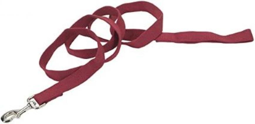 1" SOY LEASH CRANBERRY 6'