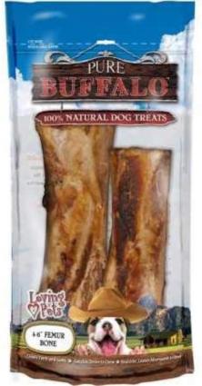 BUFFALO FEMUR BONE 4-6" 2PK