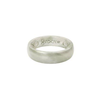 GROOVE RING SOLID PEARL THIN 6